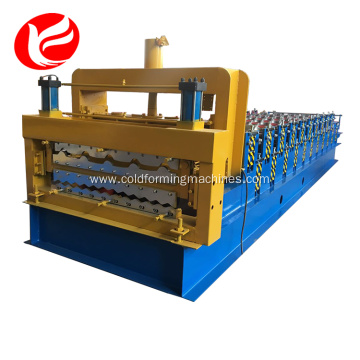 Color steel double layer roll forming machine vietnam